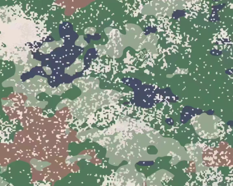 船营星空迷彩漆施工聚焦园区围墙、